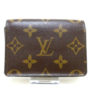 Auth LOUIS VUITTON Enveloppe Carte de Visite M62920 Monogram