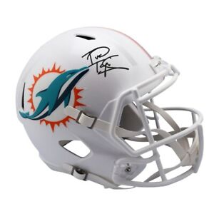 Tua Tagovailoa Miami Dolphins Autographed Riddell Speed Replica Helmet Football