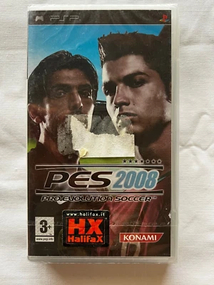 Pro Evolution Soccer 2008 REGION FREE Sony PSP English Italian PES NEW SEALED - Image 1 of 3