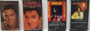Elvis Presley-Lot of 6 Cassettes Tapes-Love Me Tender-Movie Hits-Separate Ways - Picture 1 of 5