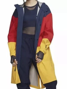 NIKE NIKELAB Tri-Color Parka Coat Jacket w/ Hood Size Medium EUC - Picture 1 of 16