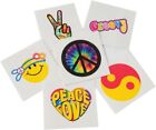 U.S. Toy 144 Indiviual Assorted Groovy Hippie 60s and 70s Themed Trick or Treat