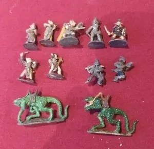 Citadel Drow Nachtelfen Cold ones Oldhammer Warhammer Fantasy Metall 80er - Bild 1 von 3