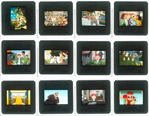 Lot 34 ektas slides originals Recess Disney dessin animé - Photo 1/4