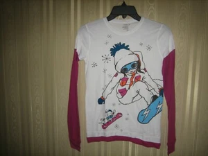 Camiseta de manga larga azul marino talla 14 nueva con etiquetas - Imagen 1 de 3