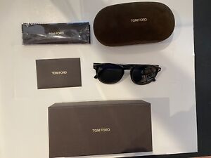 Tom Ford Dante TF834-F 56A Sunglasses Havana Grey Smoke NEW with Box $415 Retail