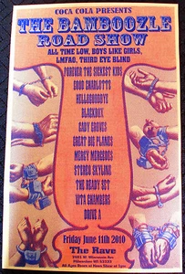 The Bamboozle Road Show 2010 Original Concert Poster Milwaukee LMFAO All Time Lo - Picture 1 of 1
