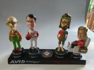 4 Set RARE YOKOHAMA Tires Dealer Bobbleheads Display Figures Dealership Promo - Picture 1 of 10