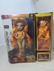 Rainbow High Meena Fleur Fashion Doll Orange Outfit Extra Clothes & Shoes NEW - Picture 1 of 5