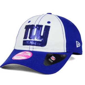 New Era Women's New York Giants Team Glimmer 9TWENTY Cap Blue/White, One Size - Picture 1 of 6