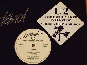 U2-Joshua Tree Interview~ORIG. 1987 WL PROMO ONLY Island Vinyl LP~BONO~EDGE - Picture 1 of 5