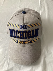 Vintage Michigan “The MIT” Gray Cap - Embroidered - Picture 1 of 7