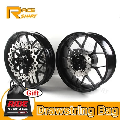 Arashi Front Rear Wheel Rims Brake Disc Rotors Set For Honda CBR1000RR 2006-2016 - Image 1 of 4