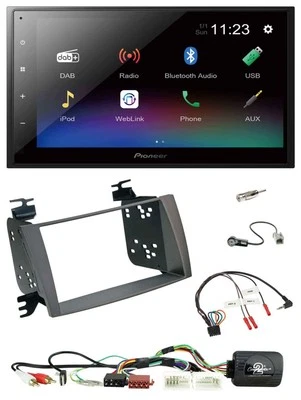 Pioneer USB Bluetooth DAB 2DIN Lenkrad Autoradio für Hyundai Sonata 09-14 schwar - Bild 1 von 4