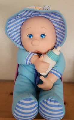New Goldberger Super Hugs Lollipalooza Baby Doll Boy Rubber Face Thumb Sucking - Image 1 of 4