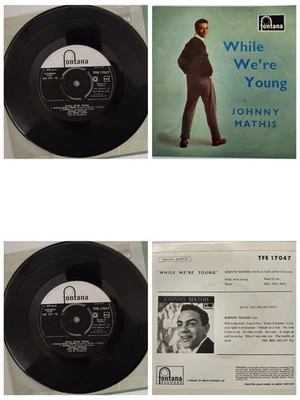Johnny Mathis While We're Young 7" EP PC UK ORIG 1958 Fontana TFE.17047 VINYL - Image 1 of 3