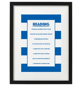 Reading FC fans song art print / poster - Picture 1 of 2