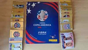 PANINI COPA AMERICA USA 2024 SOFTCOVER STICKER ALBUM + FULL SET OF STICKERS - Picture 1 of 12