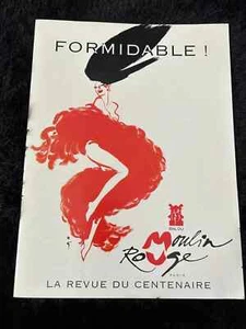 FORMIDABLE! Orig. MOULIN ROUGE La Revue Du Centenaire PARIS Program Art by GRUAU - Picture 1 of 4