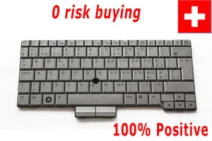 For HP Elitebook 2710p 2730p Laptop Keyboard Swiss German CH SW Schweiz Tastatur - Picture 1 of 6