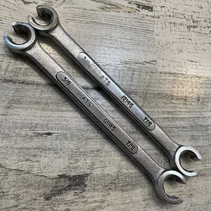 ATS Tools 6 Point 3/8'' - 7/16'' Flare Nut Wrench 12145 Made in Canada Lot of 2 - Picture 1 of 6