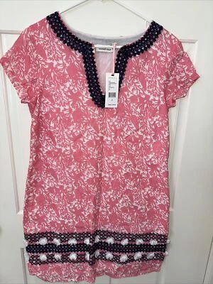 NWT Vineyard Vines Womens Starfish & Coral Print Dress Pink Size 2 - Image 1 of 4