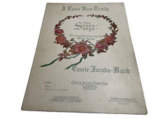 Sheet216 Sheet Music I Love You Truly Wedding  From Seven Songs c1906 High