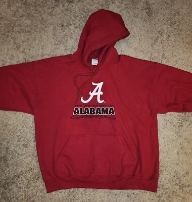  Alabama Crimson Tide Adult XL Gildan Ultra Blend Pullover Kangaroo Pocket  - Image 1 of 4