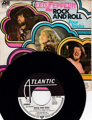 Rock and Roll. German ATL 10156. Promo. Trades. Led Zeppelin. White label - Image 1 of 4