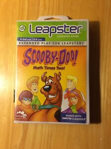 Leapster Scooby-Doo! Learning Game Math Times Two! K – 2nd Grade 5 - 8 Years NEW