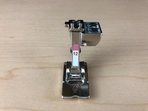 Genuine Bernina Tricot, Bulky Overlock Foot #12C - 9mm - 2-eye - New-Style - Picture 1 of 6