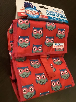 NWT Packit Freezable Lunch Bag Bird Owl Design Nature 10"x8"x4/5" - Image 1 of 4