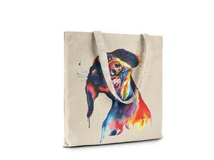 CS Beagle Canvas Tote - Picture 1 of 5
