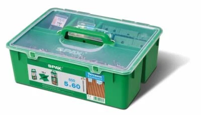 SPAX GREEN Box Terrasse 5 x 60 Profiset Terrassenschrauben für 25-28m² - Bild 1 von 4