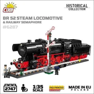 DRB Class 52 Steam Locomotive & Semaphore brick model - COBI 6287 - 2747 bricks - Picture 1 of 10