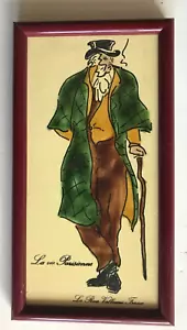 LOT #2: La Vie Parisienne la Vallauris France H/P Plaque - SPECIAL GENTLEMAN - Picture 1 of 3