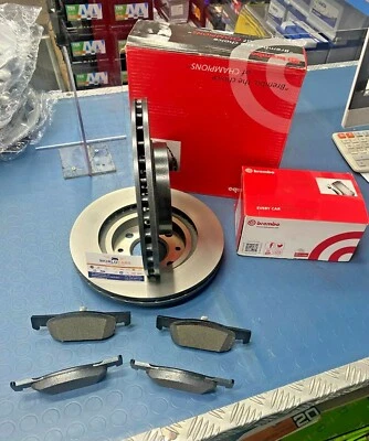 DISCHI E PASTIGLIE FRENO ANTERIORI BREMBO SMART 453 FORTWO FORFOUR DAL 2014 - Immagine 1 di 2