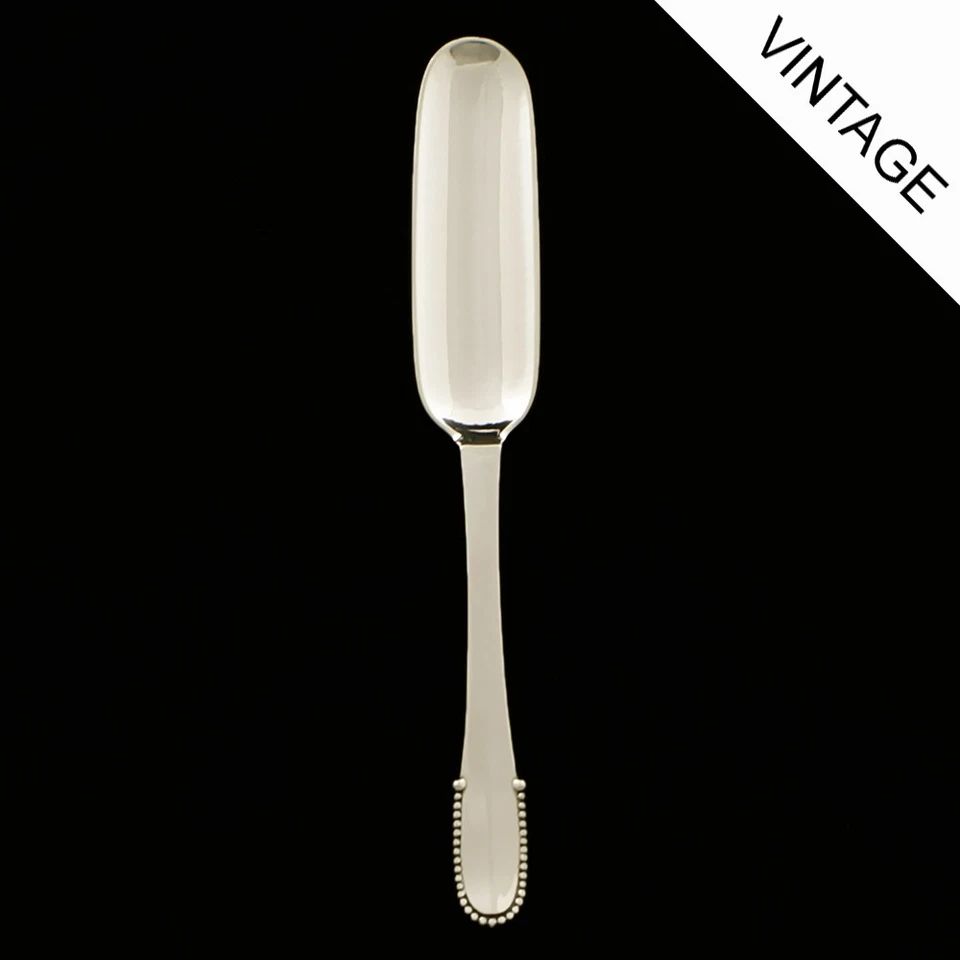 Cuchara de queso de plata Georg Jensen - con cuentas/bola  Foto 1 de 1