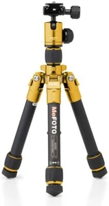 MeFOTO DayTrip Compact Tripod Kit with 2 Section Aluminium Legs - Yellow - Picture 1 of 4