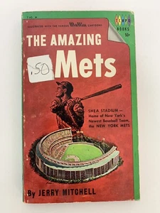 The Amazing Mets By Jerry Mitchell 1964, Vtg Paperback, New York Baseball Team - Foto 1 di 8