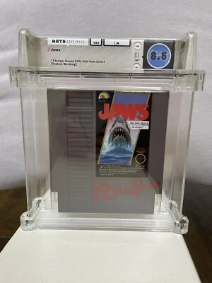 Jaws Game For The Nintendo Entertainment System, 1987 Working & Clean WATA 8.5 - Image 1 of 4