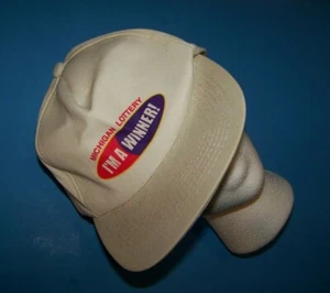 Michigan Lottery Vintage Baseball Type Cap 1990's "I'm A Winner"  - Picture 1 of 4