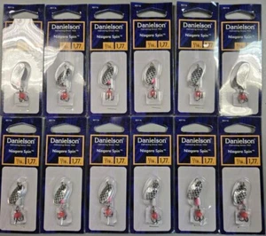 12 Trout Panfish Spinners Lot - Dozen 1/16oz Danielson Niagara Spin Fishing Lure - Picture 1 of 1