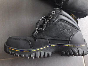 Dr Marten Riverton Safety Boots, UK 6, work boots, Black Steel Toe