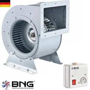 Gastro Airbox Radialventilator Gebläse Axial Radialgebläse 2200m³+Drehzahlregler - Bild 1 von 7