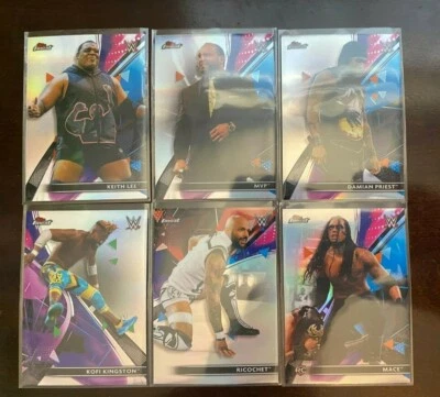 2021 Topps Finest WWE Refractor Singles You Pick Choose Complete Your Set Rookie - Image 1 of 2