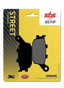 Pastiglie Freno Anteriore/Posteriore Ceramiche SBS 657HF - Foto 1 di 5