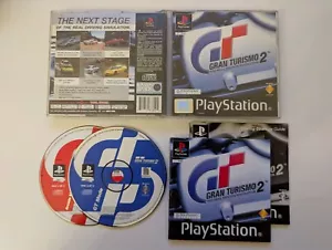 Gran Turismo 2 PS1 PlayStation 1 PAL Game - Manual, Guide, Scratch & Sniff Disk - Picture 1 of 8