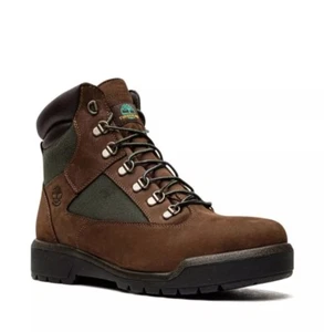 Timberland 6 pulgadas botas de campo marrón oscuro/verde botas para hombre A18AH talla 10 NUEVAS - Imagen 1 de 11