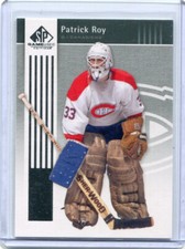 2011-12 SP Game Used HOF Patrick Roy   Card 47